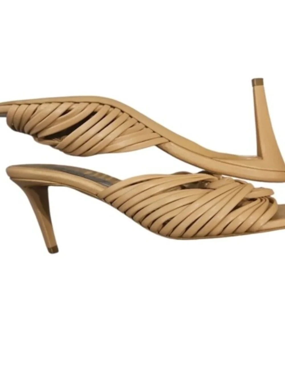 Stella McCartney SZ 37.5 Knotted Strappy Mule 2.5